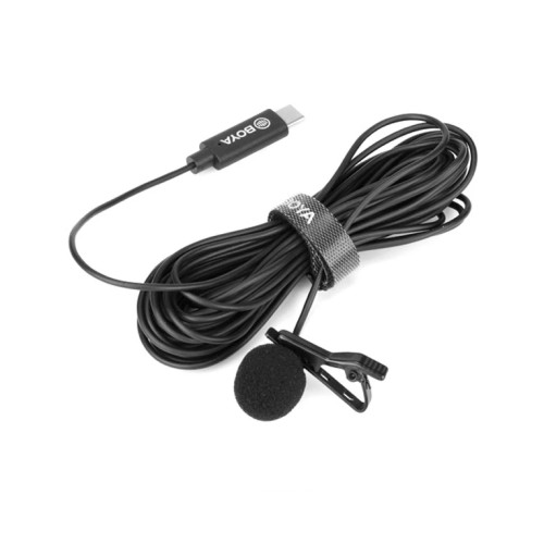 میکروفن سیم دار یقه ای بویا BOYA BY-M3 USB-C
