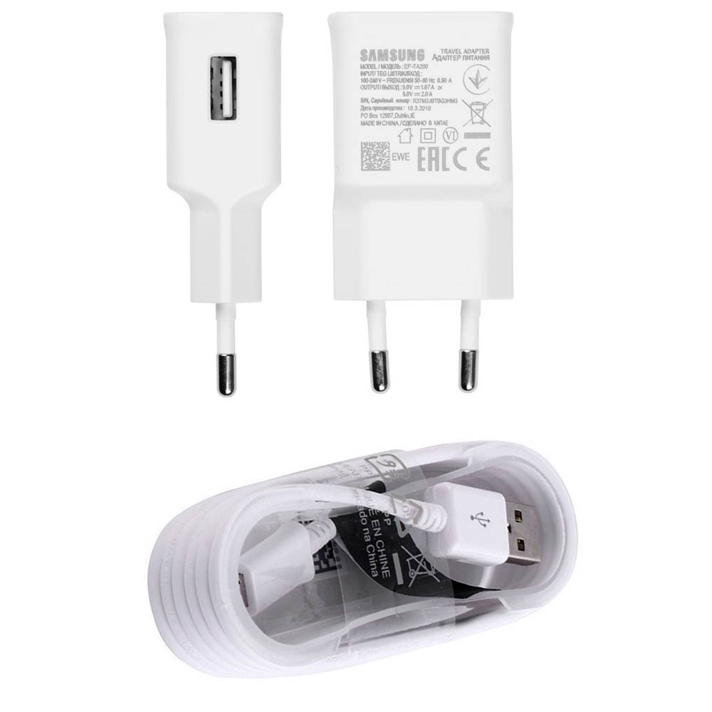 شارژر 15 وات به همراه کابل microUSB _ اورجینال
