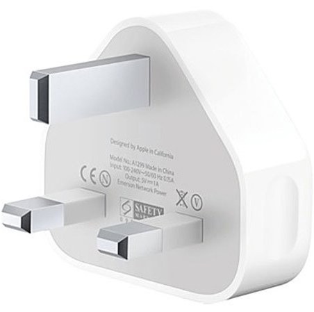 شارژر دیواری اپل مدل A1399 توان ۵ وات سه پین _ اورجینال