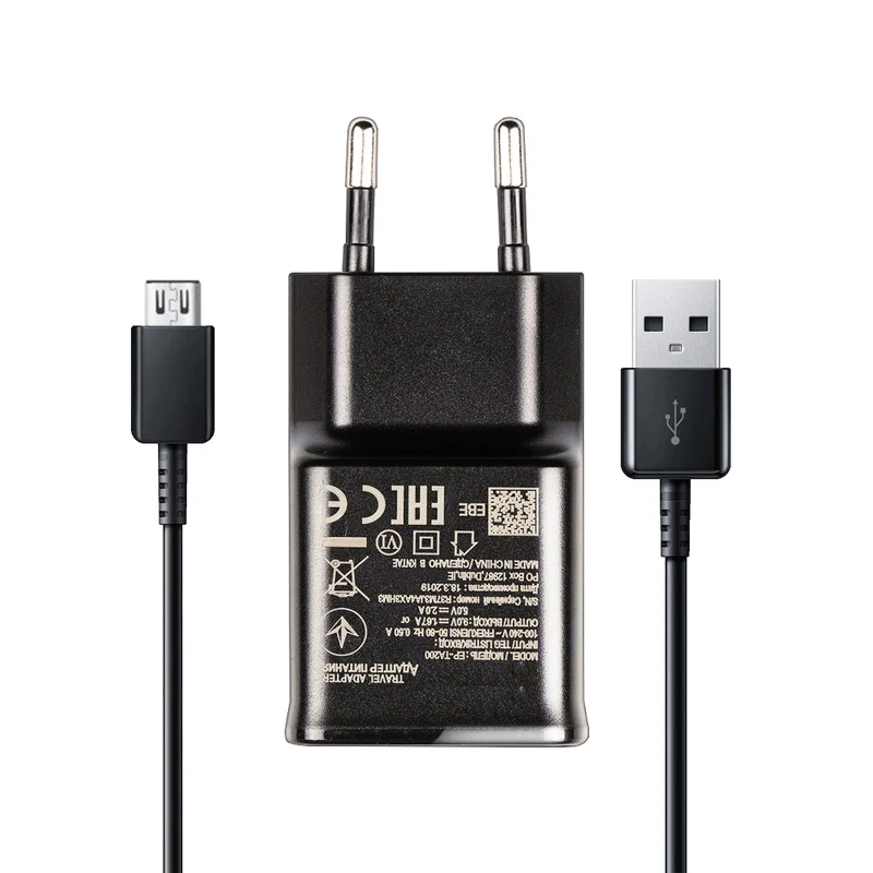 شارژر دیواری مدل EP-TA200 به همراه کابل microUSB _ اورجینال